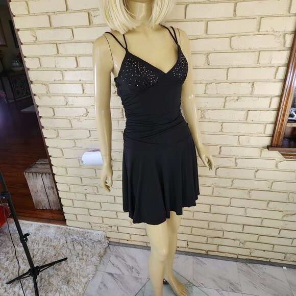 Nwt A.Beyer Womens/Juniors Little Black Dress Mini Medium - Picture 9 of 9